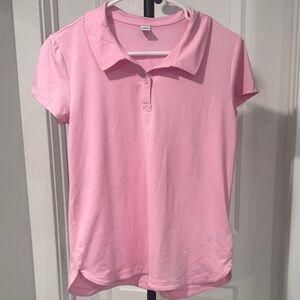Athleta Light Pink Kids Polo Shirt